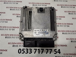 Resim 04L906021HA 04L907309AA 0281033073 AUDİ A6 MOTOR BEYNİ