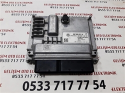 Resim 03P906021H 03P906021AQ 28345782 VW GOLF SKODA FABİA MOTOR BEYNİ