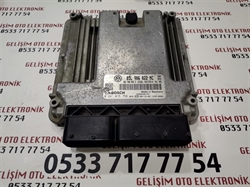 Resim 03L906022MC 03L906022G 0281015756 VW GOLF 2.0 TDI MOTOR BEYNI.