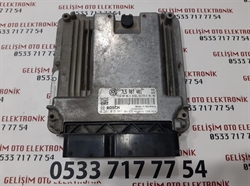 Resim 7L5907401 7L0907401H 0281015887 EDC17CP14 PORSCHE CAYENNE MOTOR BEYNİ