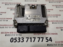 Resim 03C906027DG 03C907309J 0261S07413 MED17.5.5 VW JETTA MOTOR BEYNİ