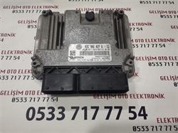 Resim 03C906027Q 03C906027F 0261S04620 MED17.5.5 VW TUORAN MOTOR BEYNİ