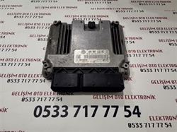 Resim 1P0907115AE 1P0907115Q 0261S05739 MED17.5 VW PASSAT MOTOR BEYNİ