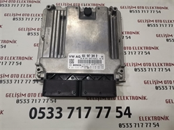 Resim 06K907309B 0261S19137 VW TİGUAN POLO PASSAT MOTOR BEYNİ